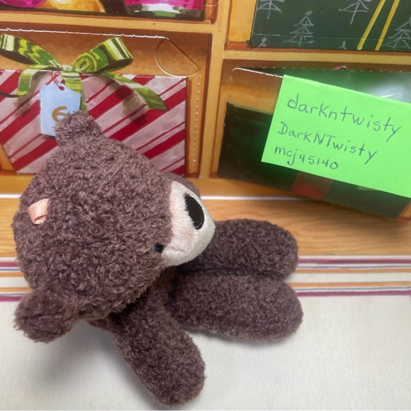 1 BRAND NEW GUND MINI FUZZY PLUSH BEAR ORNAMENT TOY APPROX 4” PRICE FIRM - Picture 6 of 14